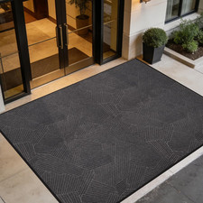 Heavy Duty Door Mat Indoor Outdoor, 5  X7  Low Profile Commercial Floor Mat