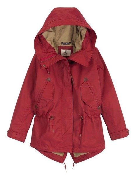 Women Aigle Parka Red Cotton M