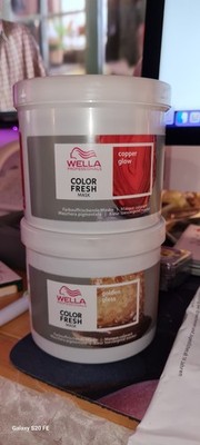 2 x Wella Color Fresh große Dosen a 500 ml Copper Kupfer + Gold golden Gloss