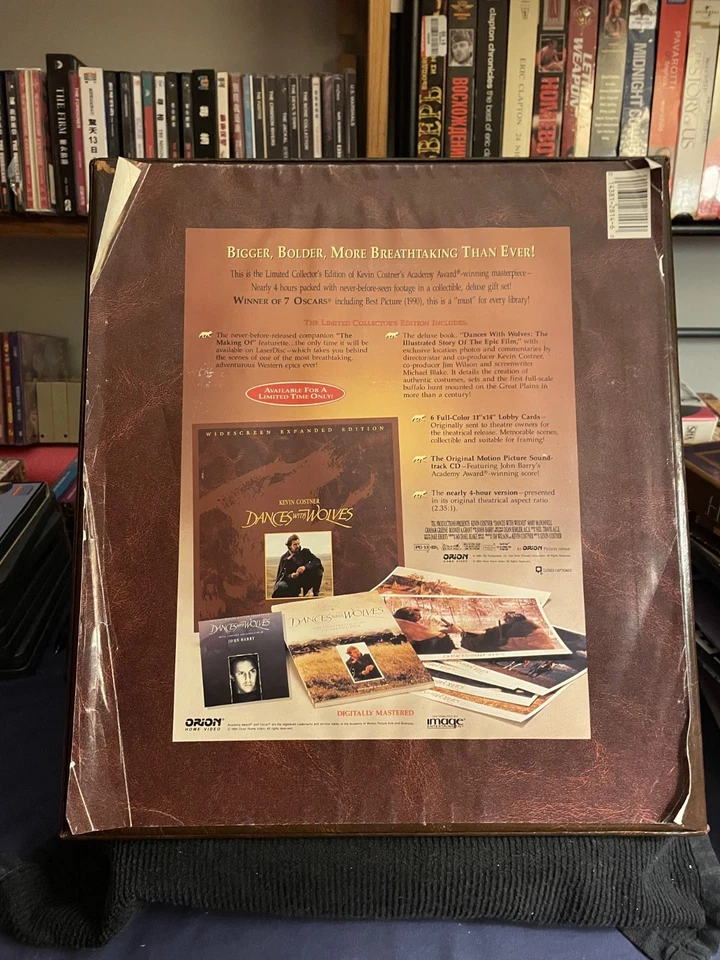 Dances With Wolves Laserdisc Movie Box Set With CD - Image 2 of 3