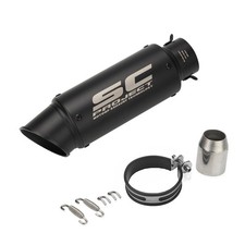 Universal Motorcycle Atv Slip-on Exhaust Muffler Pipe Db Killer Silencer 2 51mm