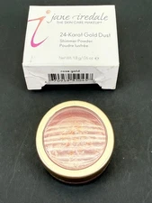 Jane Iredale 24 Karat Gold Dust ROSE GOLD Shimmer Loose Powder 1.8g/.06oz SEALED