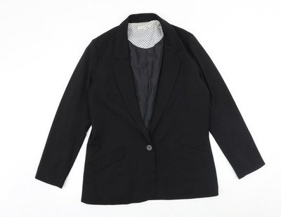Lativ Collection Damen Blazer schwarz Polyester Größe XL