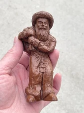 Vintage Red Mill Santa Figurine With Bag Of Toys 1994