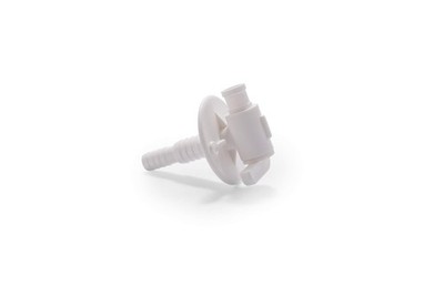 RV Fresh Water Tank Drain Valve with Flange Durable Plastic for 1 2 or 3 4 Tu...