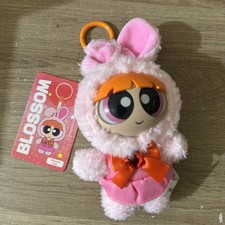 Miniso Official POWERPUFF GIRLS The Day is Saved Blossom Bag Clip Charm Plush