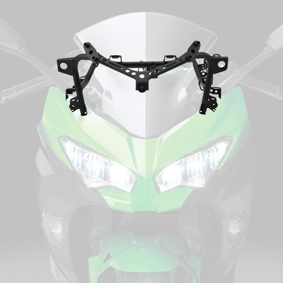 ★すいか★CLANE FRONTWRAPDENIMPANTS FRONT STAY FAIRING HEADLIGHT BRACKET FIT FOR KAWASAKI NINJA 400