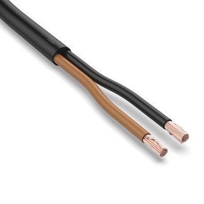 Schlauchleitung Fahrzeugleitung FLYY 2x1,5 mm² Rundkabel sw/br Anhängerkabel 50m