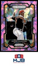 2024 Panini Prizm Reggie Crawford Pink Ice Prizms #278 San Francisco Giants