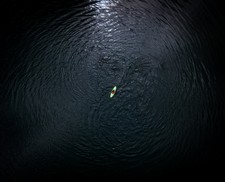 Anime nature photography boys couple landscape sky space Custom Gaming Mat Desk