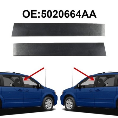 1 Pair B-Pillar Windshield Outer Trim For Grand For Caravan 2008-2020
