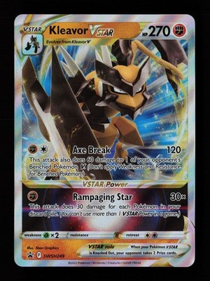 Kleavor VSTAR SWSH249 Promo Holo SWSH: Sword & Shield Pokémon Card