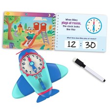 Educational Insights Time to Learn Telling Time Activity Set - Kids Clock Toy...