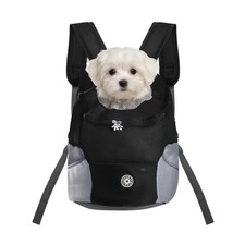 Adjustable Pet Dog Carrier Backpack,Ventilated Breathable Pet Carrier for Sma...