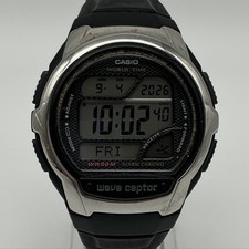 Casio 3054 WV-58A Mens Watch 35mm Wave Ceptor World Time Digital New Battery