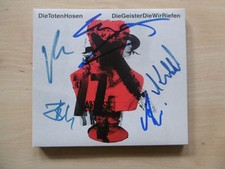 Die Toten Hosen autographs signed CD case "The ghosts we called"
