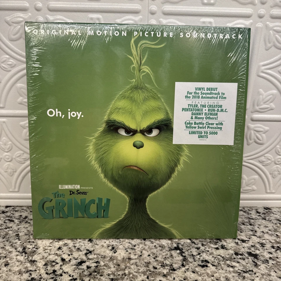 Grinch Soundtrack Vinyl Limited Clear Swirl Tyler The Creator NEW SEALED #/5000 - Image 2 of 3