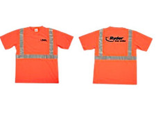 Ryder XL Hi-Vis Orange HV289 Polyester Mesh Short Sleeve Shirt