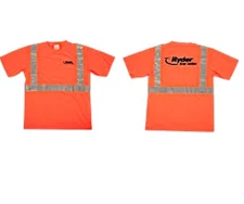 Ryder XL Hi-Vis Orange HV289 Polyester Mesh Short Sleeve Shirt (DISCONTINUED)