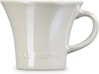 食器 Le Creuset Bouquet Mug & Dessert Plate Genuine Le Creuset Bouquet Mug 280ml White Lustre from Japan 16468