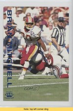1995 Pacific Gridiron Blue Brian Mitchell #36 READ 7l6
