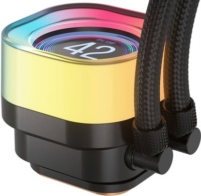 CORSAIR - iCUE LINK TITAN 360 RX LCD Liquid CPU Cooler - Black | eBay CORSAIR - iCUE LINK TITAN 360 RX LCD Liquid CPU Cooler - Black | eBay