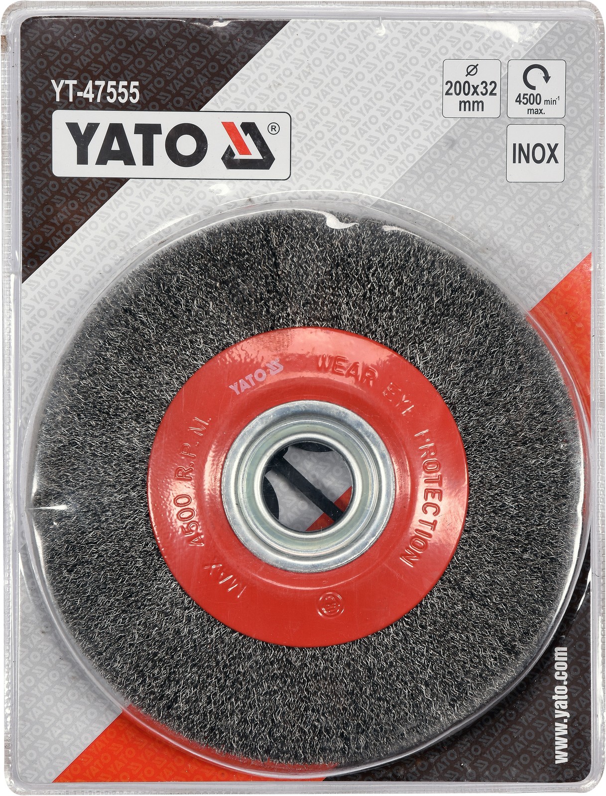 ✅Fits YATO NARZ�DZIA YT-47555 DISC BRUSH 200MM .32MM INOX   ⭐UK Seller⭐
