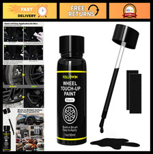 Black Rim Touch Up Paint Kit for Cars - Wheel...