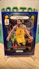 2023-24 Panini Prizm Euroleague Basketball Sterling Brown Blue Prizm /199