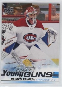 2019-20 Upper Deck Young Guns Cayden Primeau #454 Rookie RC
