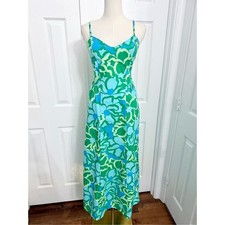 Show Me Your Mumu Spring Tiffany Floral Abstract Poppy Allegra Midi Dress S