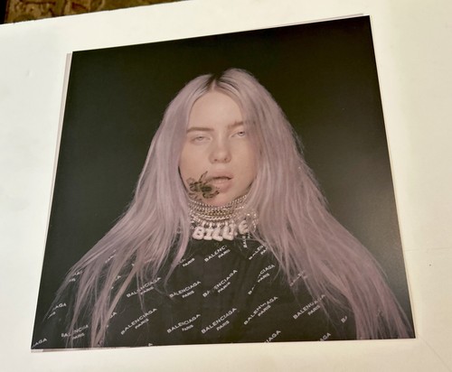Billie Eilish When We All Fall Asleep Where Do We Go Blue Marble Vinyl LimitedEd - Picture 8 of 18