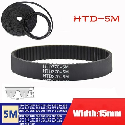HTD Zahnriemen 5M 5mm Teilung 15mm Breite Synchronriemen geschlossener Schleife