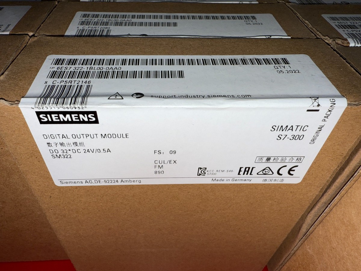 Siemens 6ES7322-1BL00-0AA0 SIMATIC S7-300, Digital output SM 322