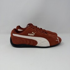 Men's Size 7.5 Puma Speedcat OG Burnt Orange Suede Athletic Shoes 398846 86