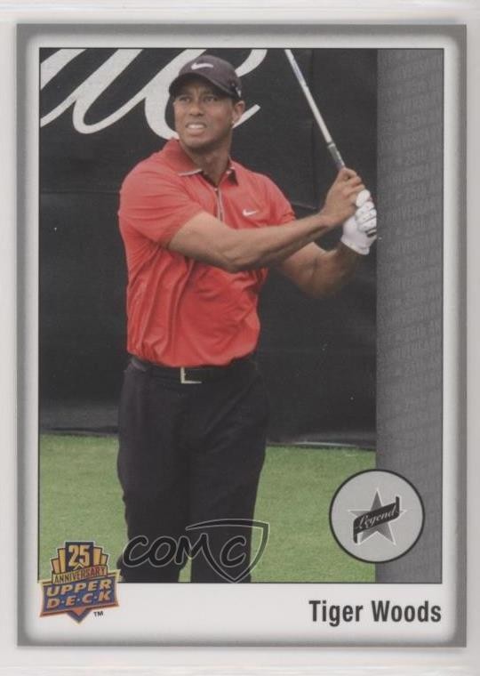 2014 Upper Deck 25th Anniversary Tiger Woods #44 rf2
