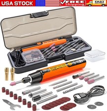 6 Speeds Rechargeable Cordless Rotary Tool Kit Mini Rotary Tool 40pc Accessories