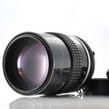 Nikon Ai NIKKOR 135mm F2.8 Black Lens MF F mount Compact Lightweight Smooth