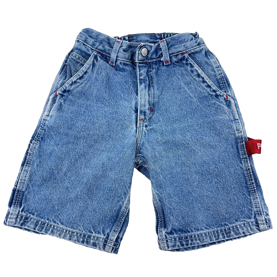 Vintage Polo Ralph Lauren Shorts Boys 6 Carpenter Jorts Baggy Skate Y2K 2000s * - Image 2 of 4