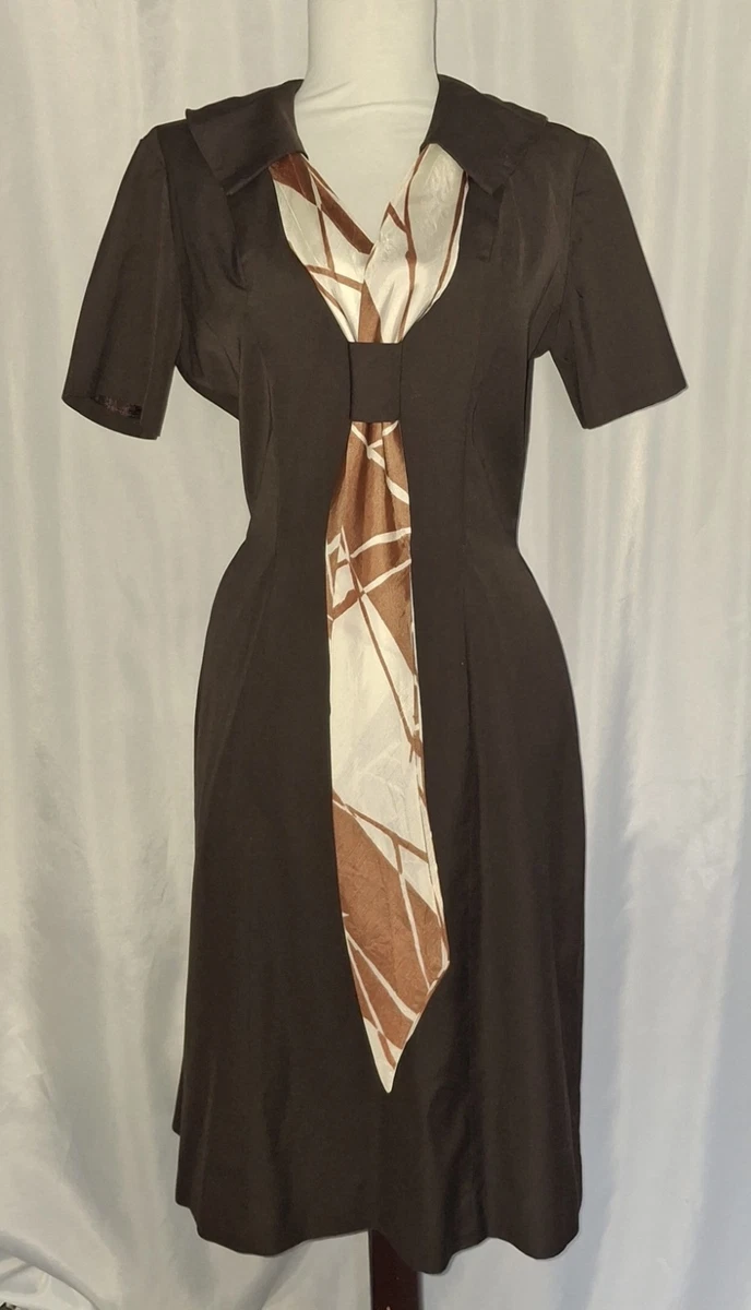 90s dress with scarf Vintage 90's Purple/Blue Evening Dress with Neck Scarf