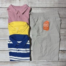 Boys Lot Of Clothes For Spring/Summer Size 18. NWT 3 S/S Shirts, Shorts, Casual