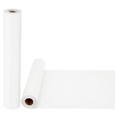 Wrapping Paper, 2 Pack 15''x600'' Craft Paper Roll Kraft Packing Paper White