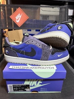 NIKE AIR JORDAN RETRO 1 SZ 10 VOODOO ZION WILLIAMSON BRED CHICAGO MOCHA SOLEFLY