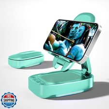 Gifts for Men,Cell Phone Stand with Wireless Bluetooth Speaker fo
