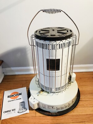 Vintage Kero Sun Omni-105 Portable Kerosene Heater Model H w