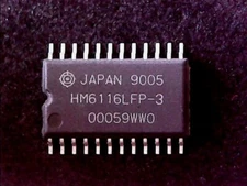 HM6116LFP-3 - Hitachi 2048-word X 8bit High Speed CMOS Static RAM 150nS (SOP-24)