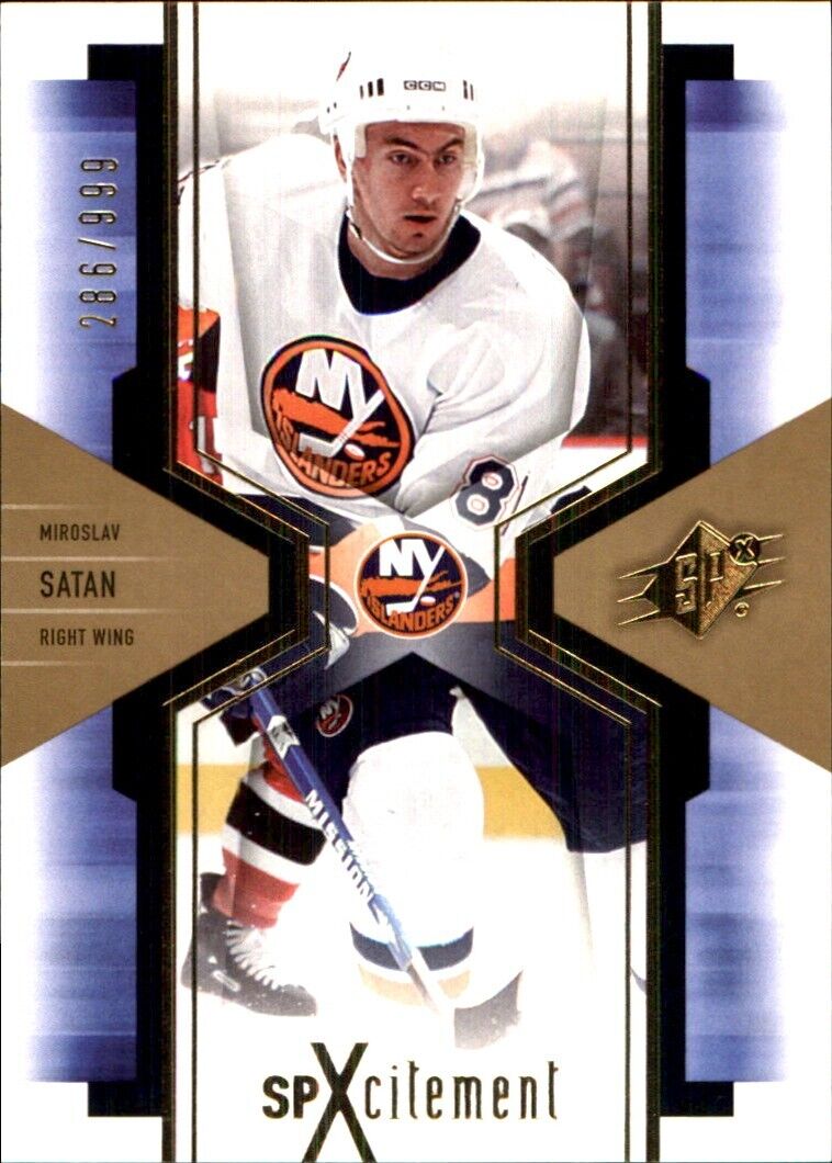 2006-07 SPx SPxcitement #X64 Miroslav Satan SERIAL #286/999 2006-07 SPx SPxcitement #X64 Miroslav Satan SERIAL #286/999