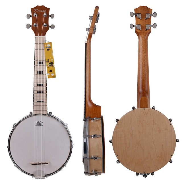 Kmise 23 Inch Banjo Ukulele Concert 4 String Musical Instrument Ukelele