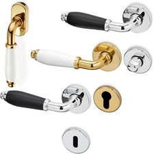 Türdrücker-Garnitur MATTEO Rosettengarnitur Zimmertür Landhausstil Türklinke