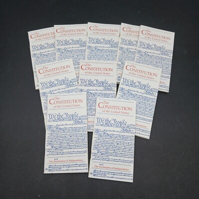 The Constitution Of The United States & Declaration Of Independence Lot Of 10